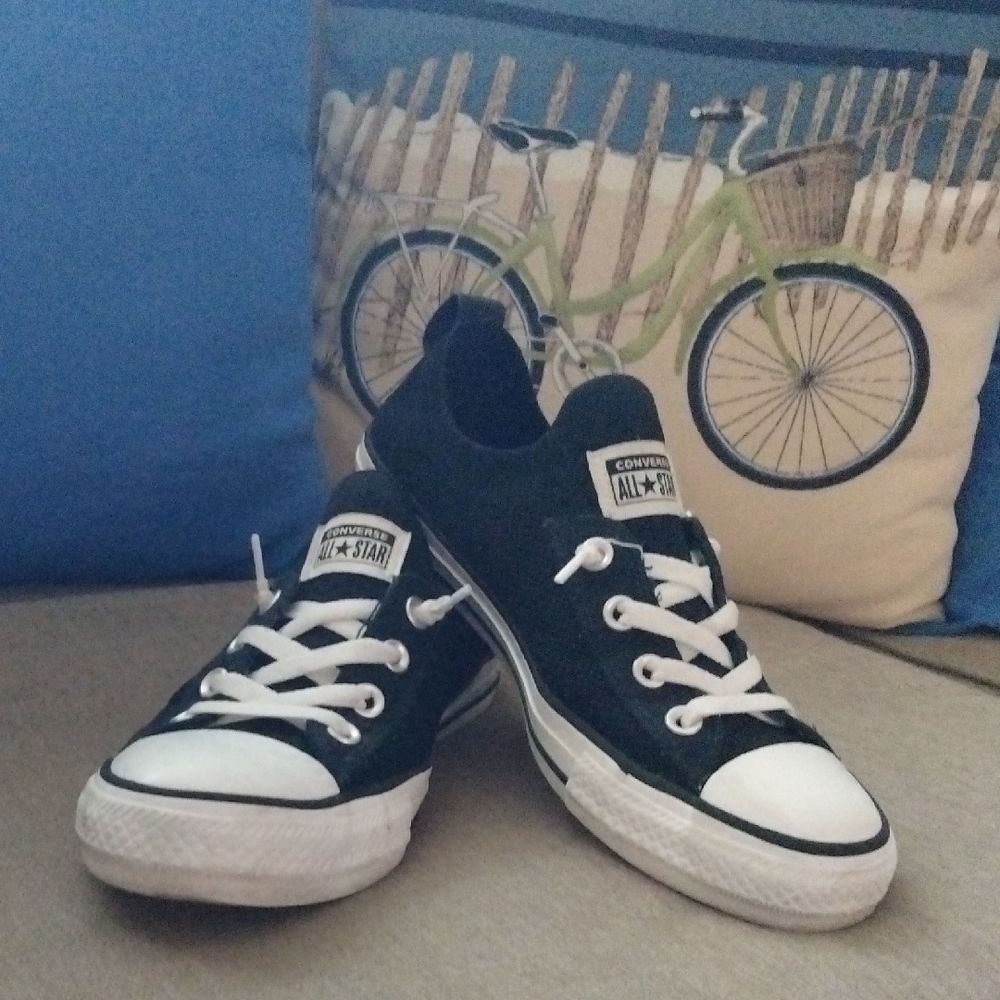 Converse Black With White Trimmings Sneakers